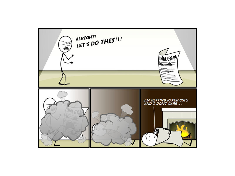Final Exam Stress Comic