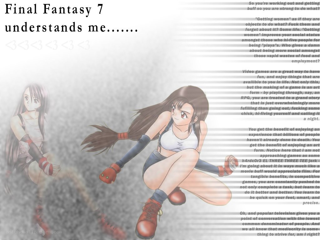 Final Fantasy 7 character art