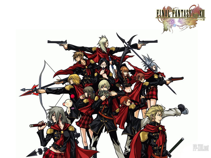 Final Fantasy Agito XIII characters