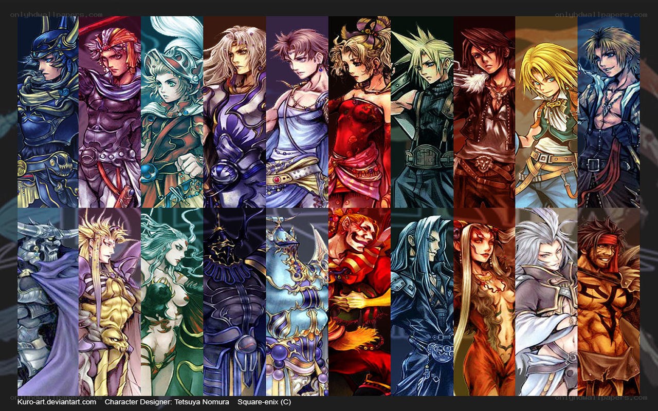 Final Fantasy character art collection