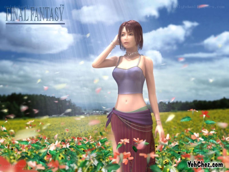 Final Fantasy character in a field