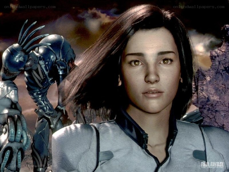 Final Fantasy character with robotic companion