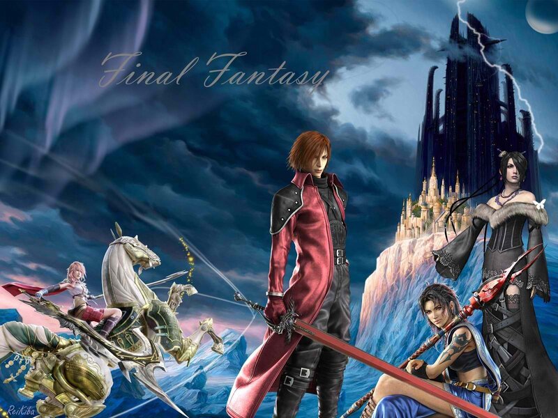 Final Fantasy characters artwork