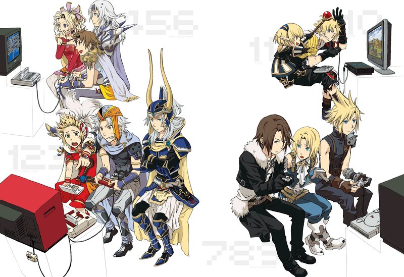 Final Fantasy characters gaming