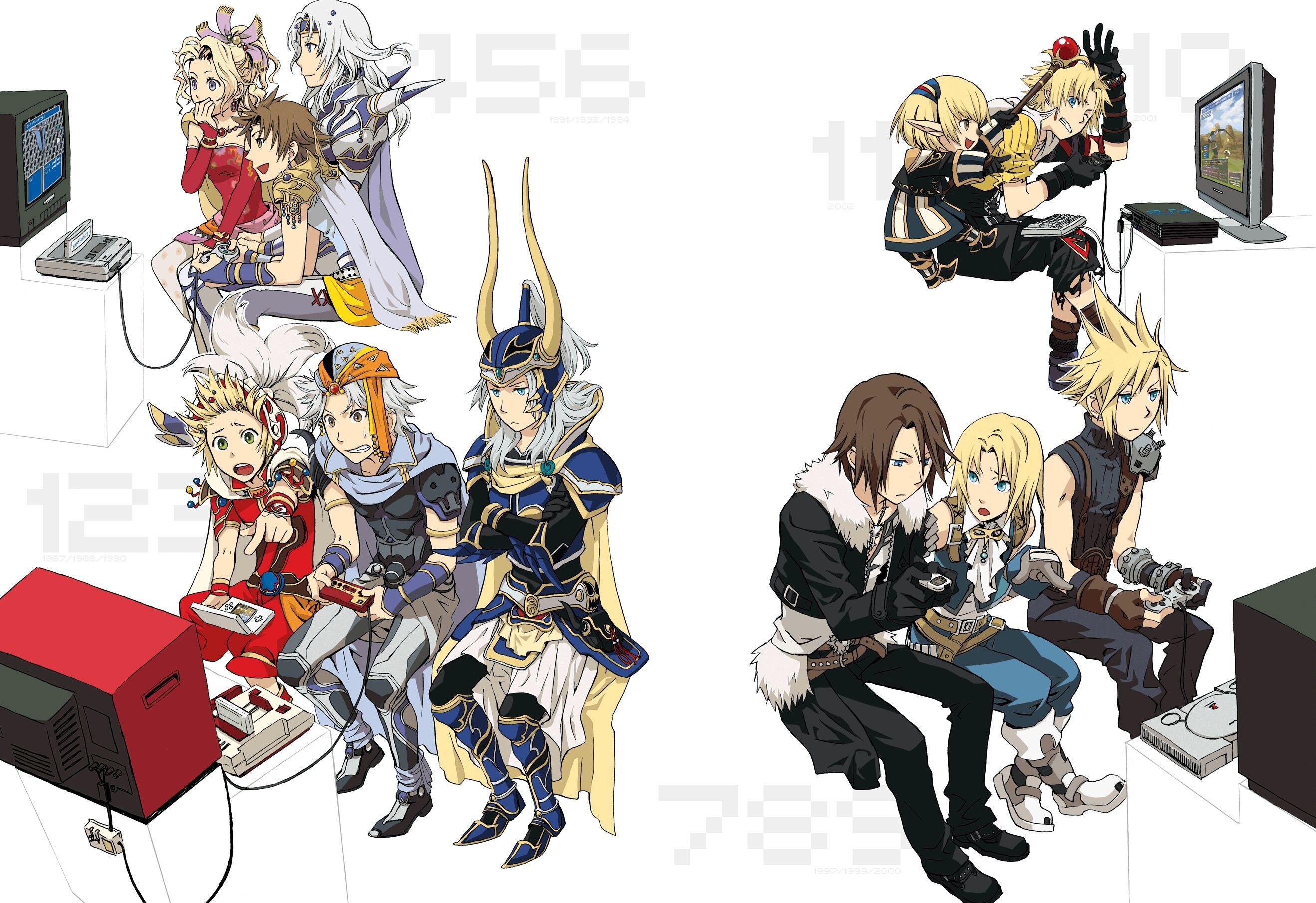 Final Fantasy characters gaming