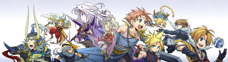 Final Fantasy characters lineup
