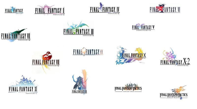 Final Fantasy Game Logos