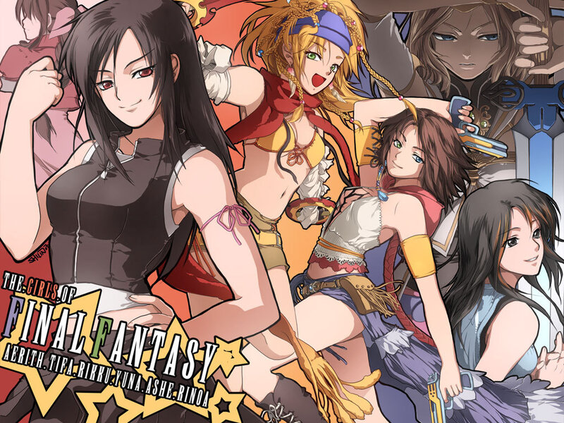 Final Fantasy Girls Art