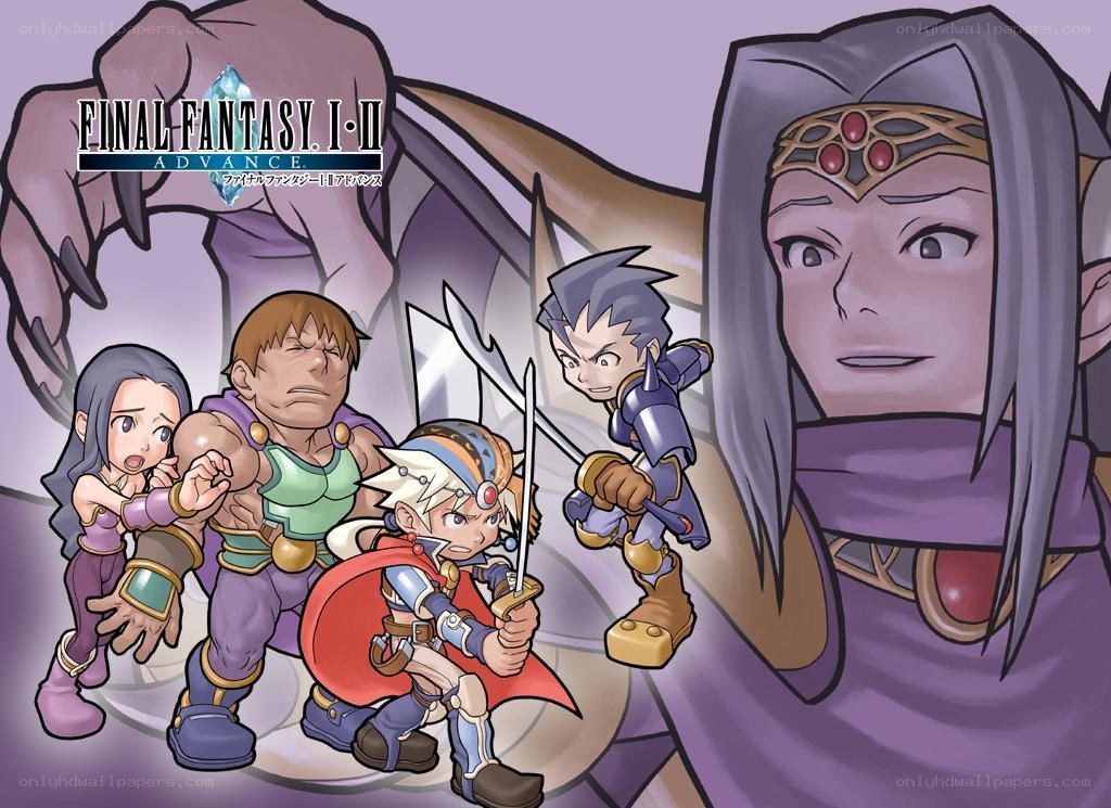 Final Fantasy I-III Advance characters