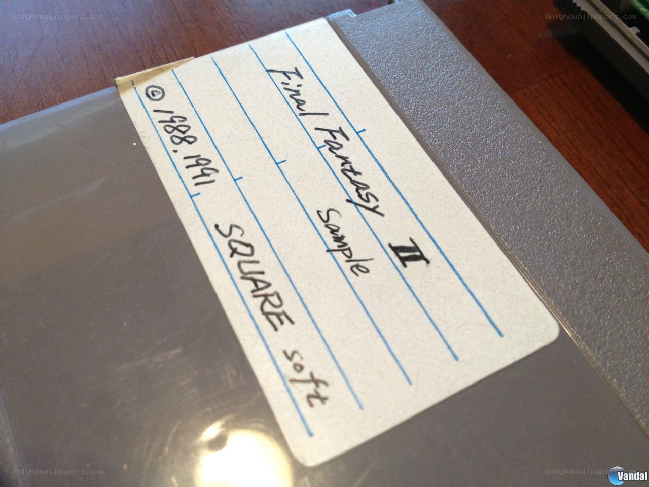 Final Fantasy II sample cartridge