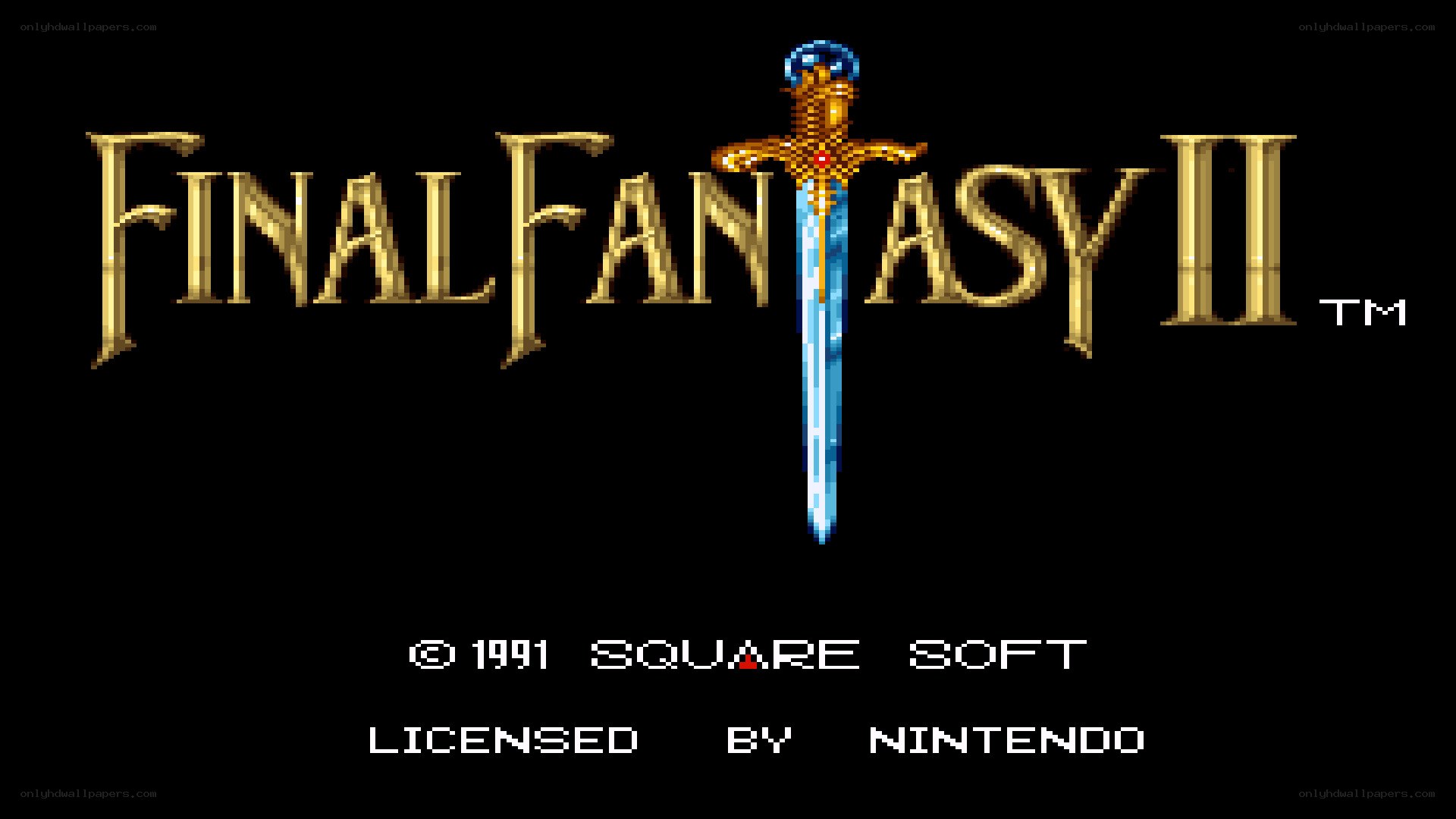 Final Fantasy II title screen