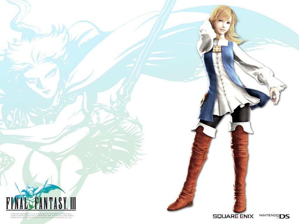 Final Fantasy III character art