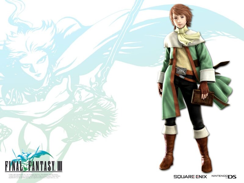 Final Fantasy III character art