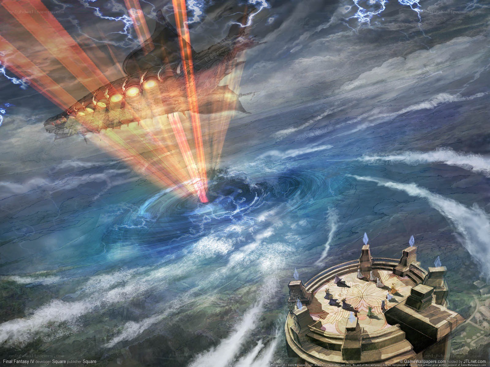 Final Fantasy IV battle scene