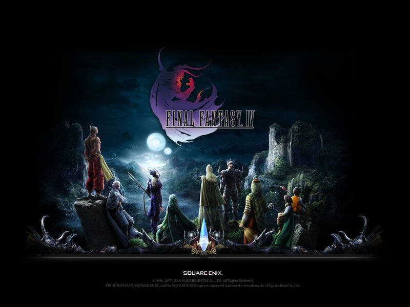 Final Fantasy IV character lineup