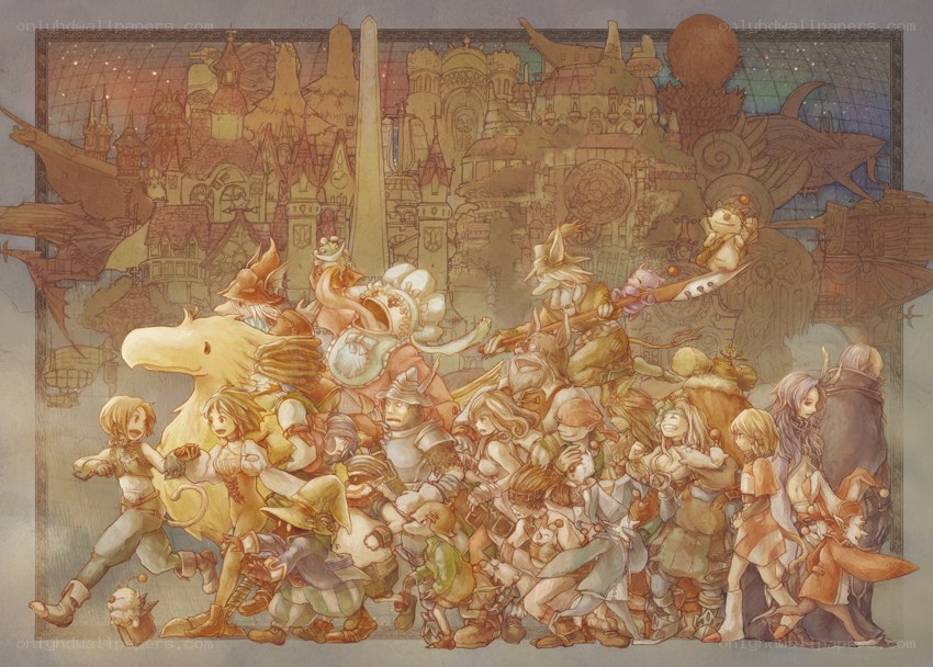Final Fantasy IX cast portrait
