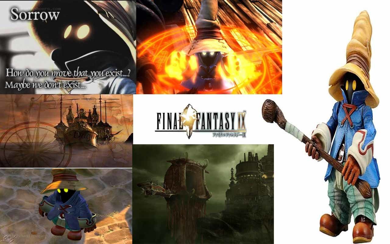 Final Fantasy IX character collage
