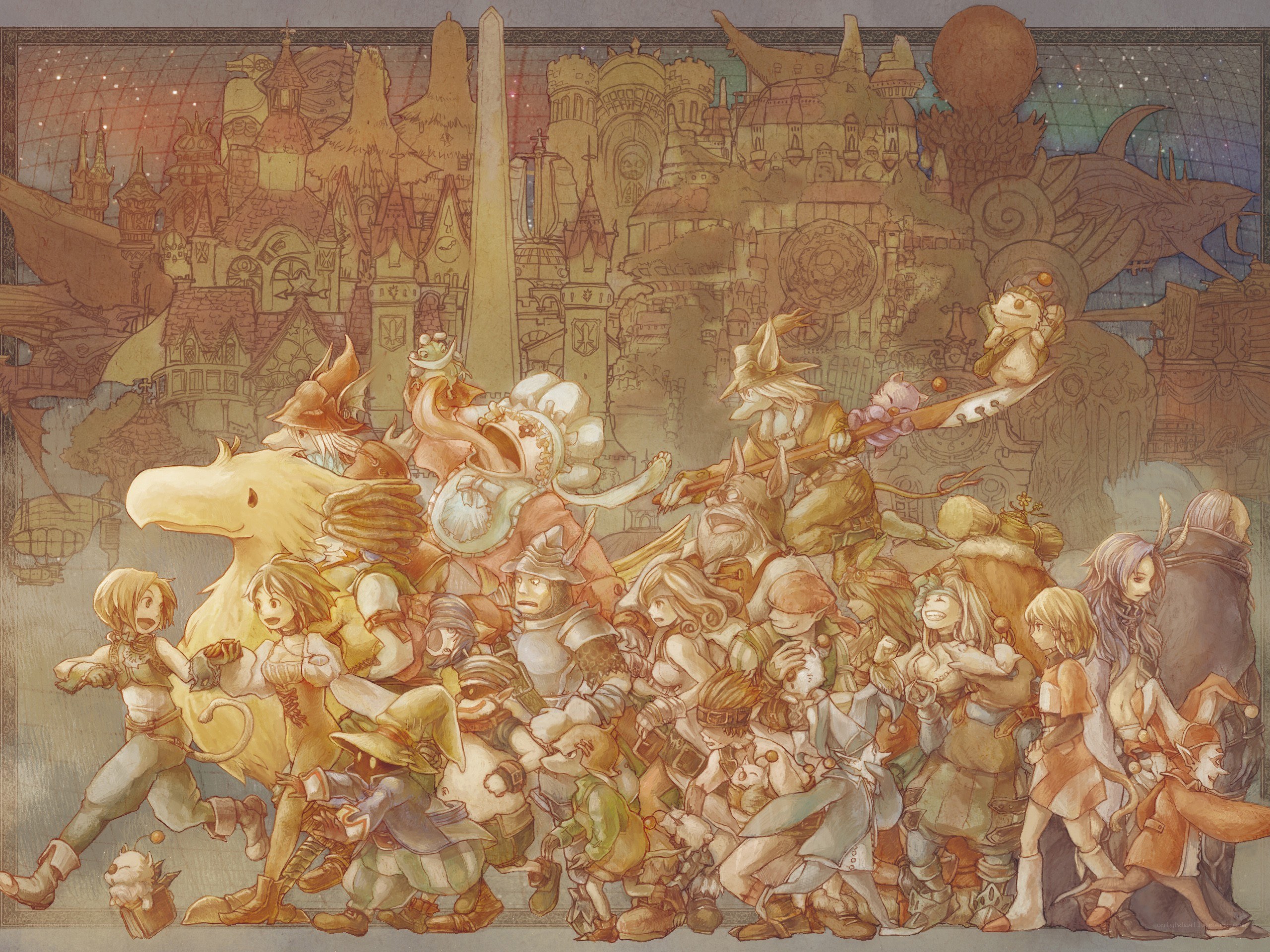Final Fantasy IX character lineup