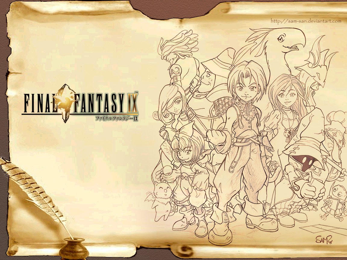 Final Fantasy IX character lineup