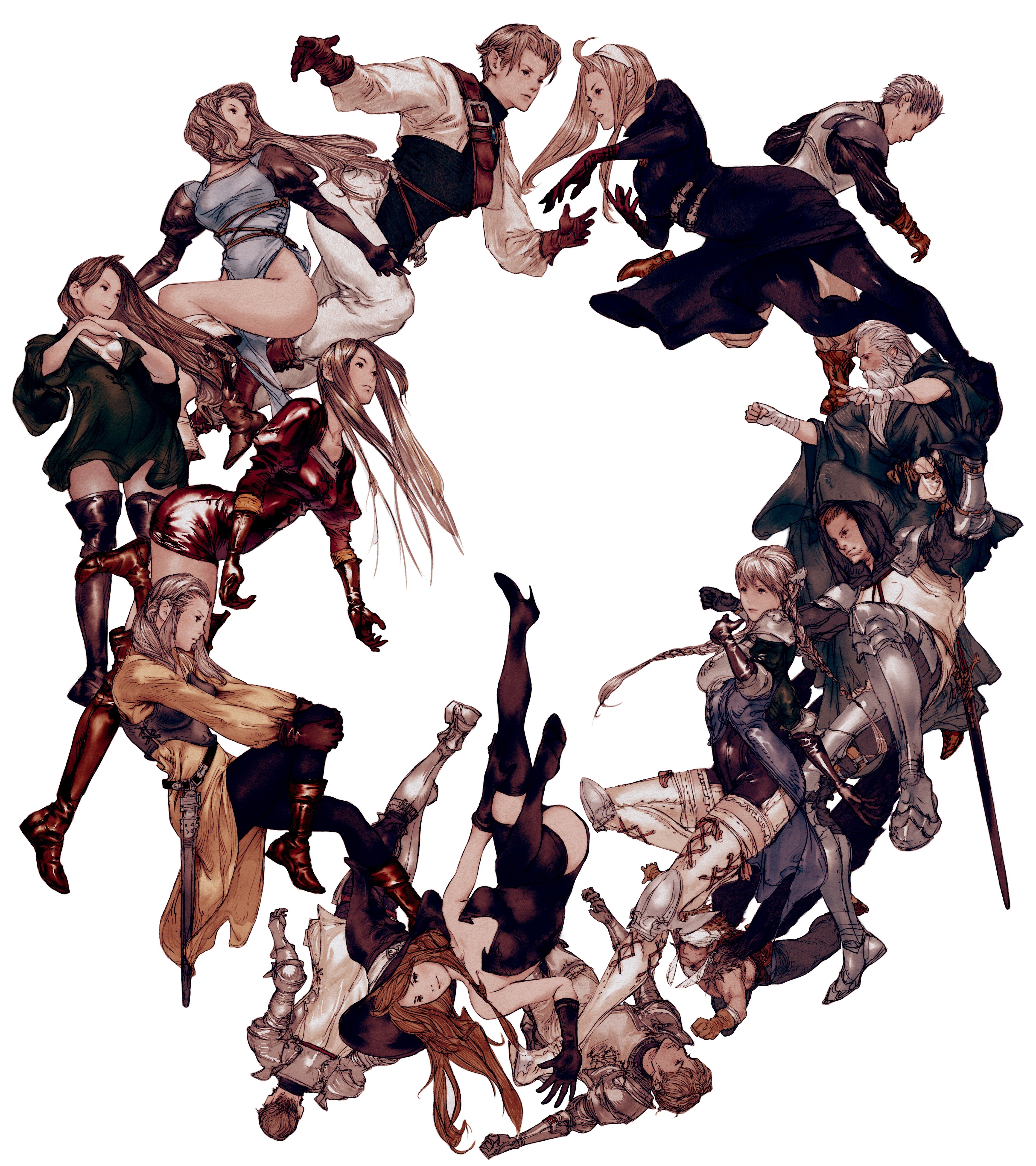 Final Fantasy IX characters in motion