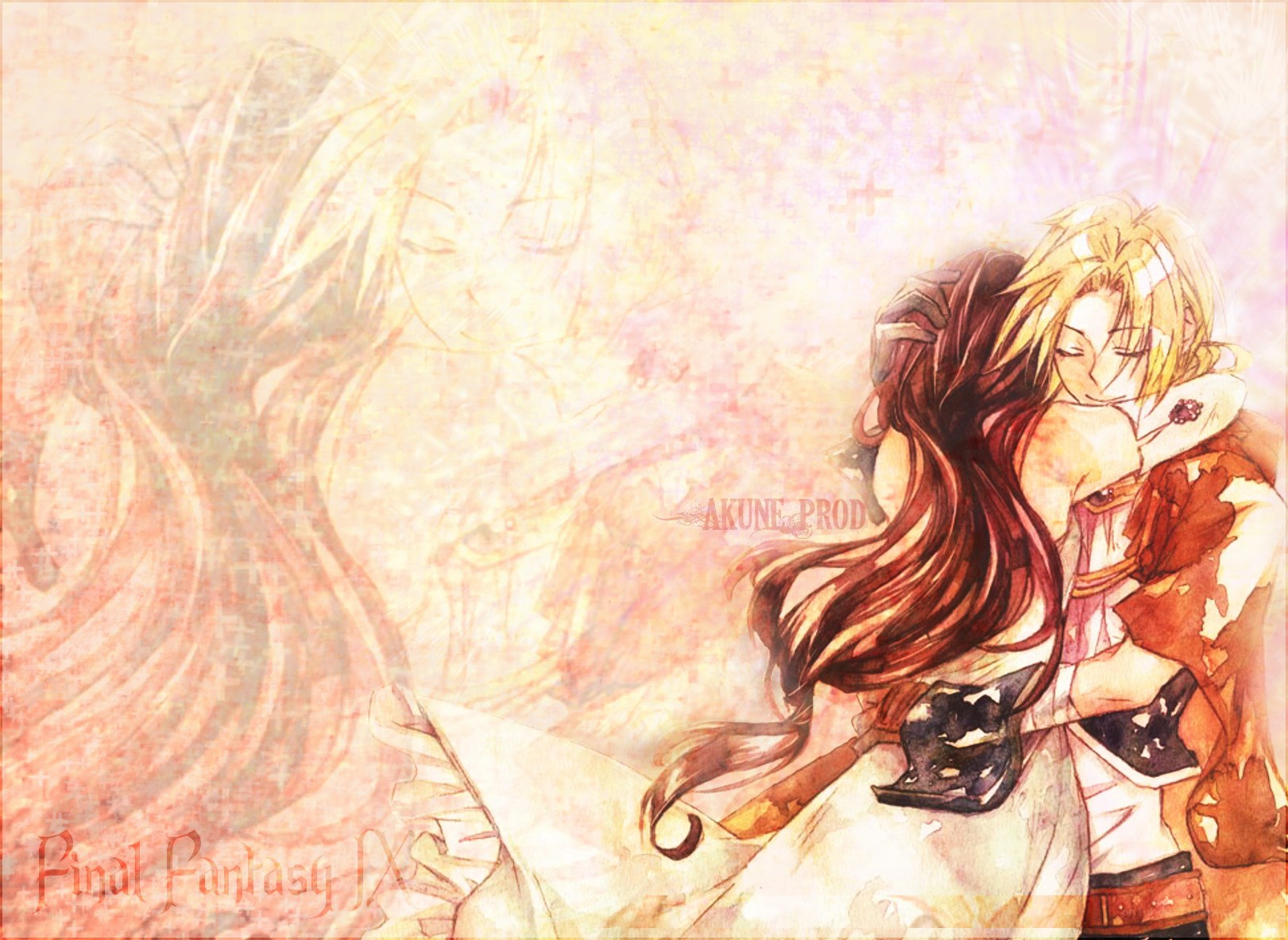 Final Fantasy IX hug scene