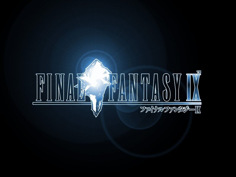 Final Fantasy IX Logo — Blue