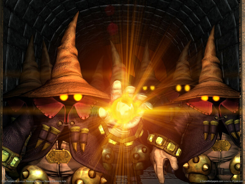 Final Fantasy IX mages casting spell