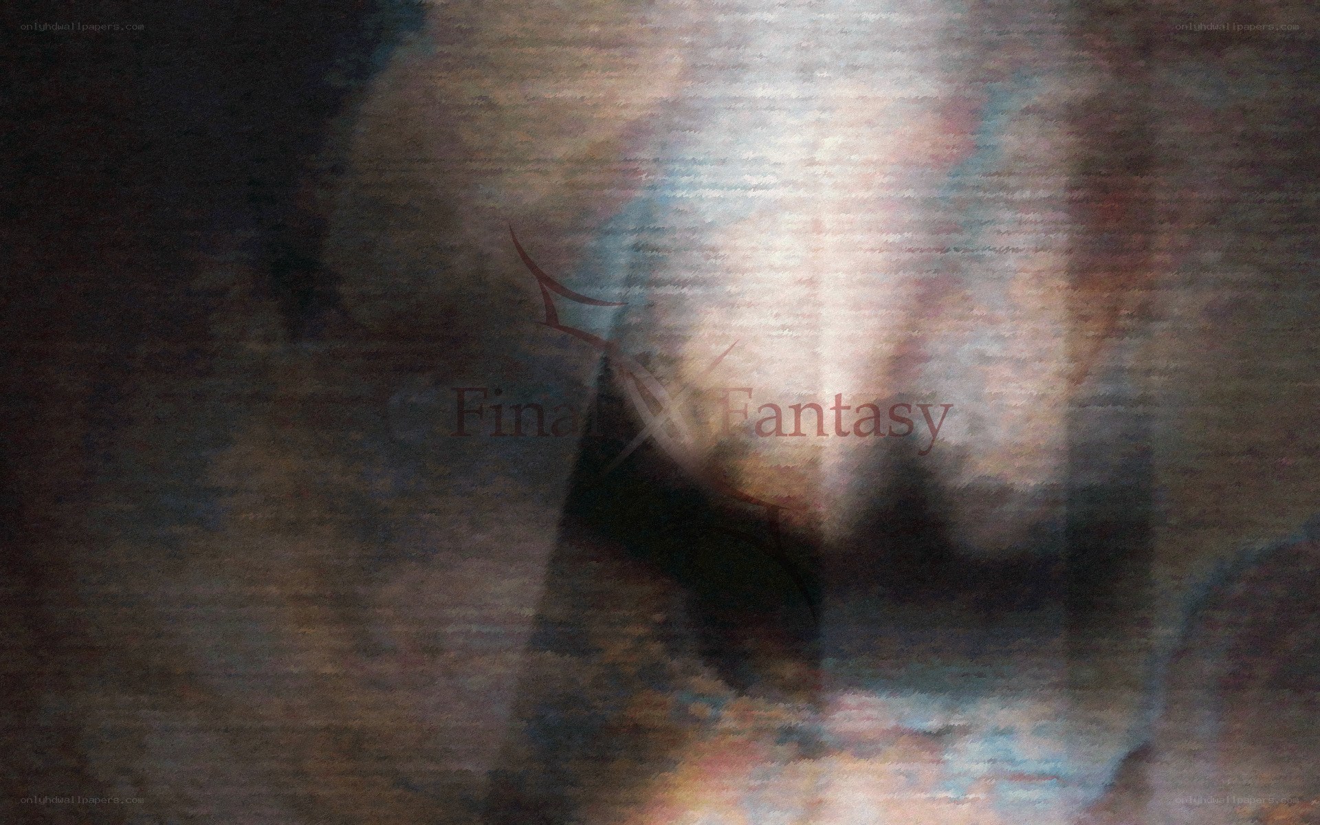 Final Fantasy logo on textured background