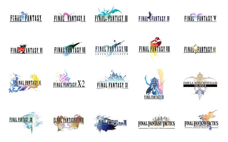 Final Fantasy series logos