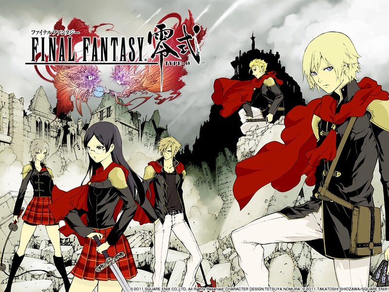 Final Fantasy Type-0 promotional art