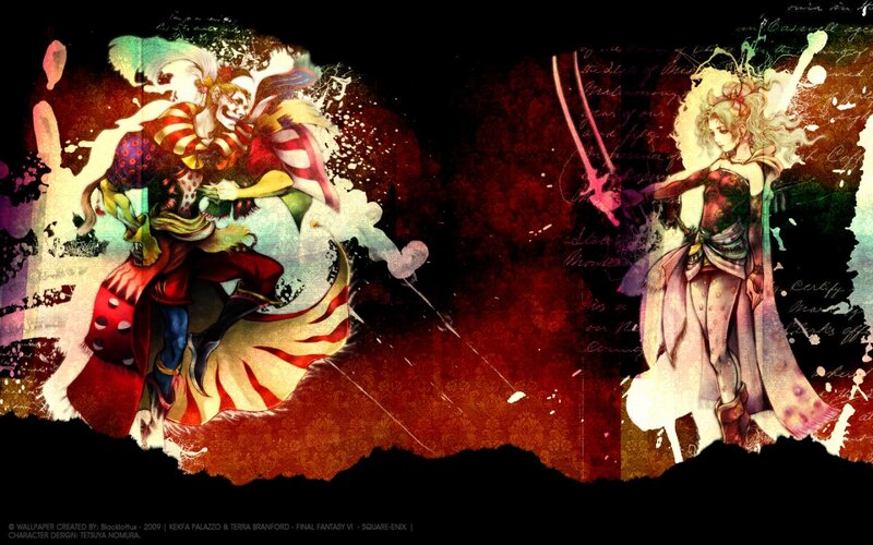 Final Fantasy VI characters artwork