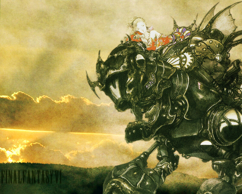 Final Fantasy VI mech artwork