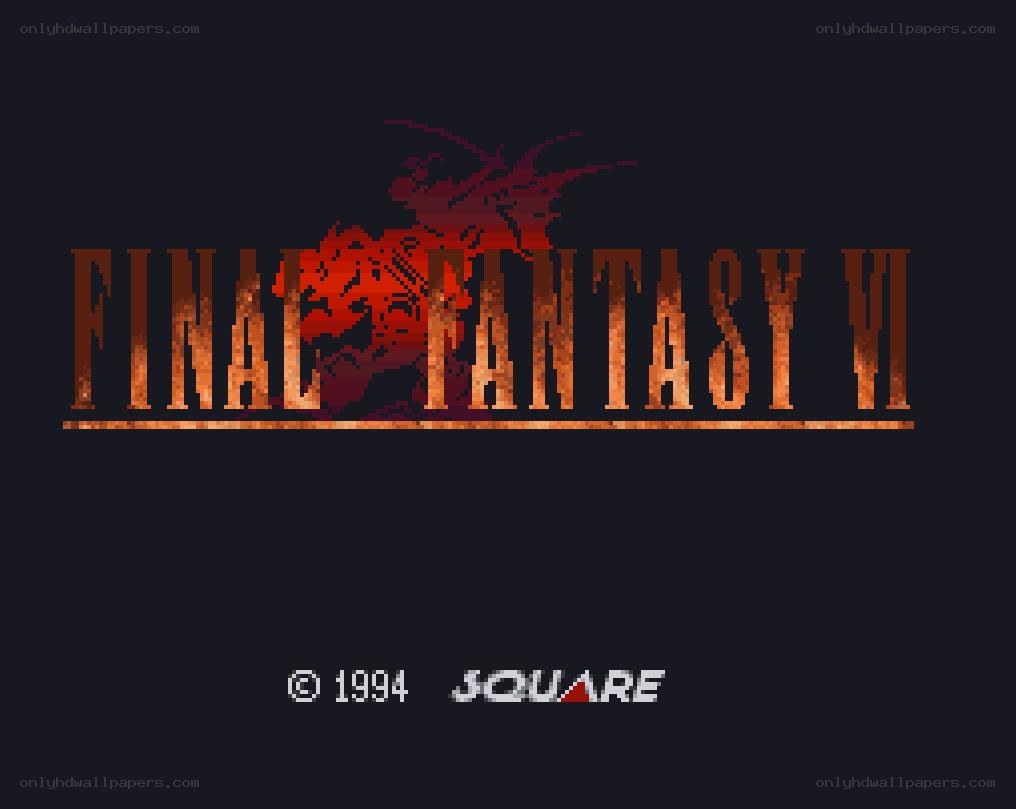 Final Fantasy VI title screen