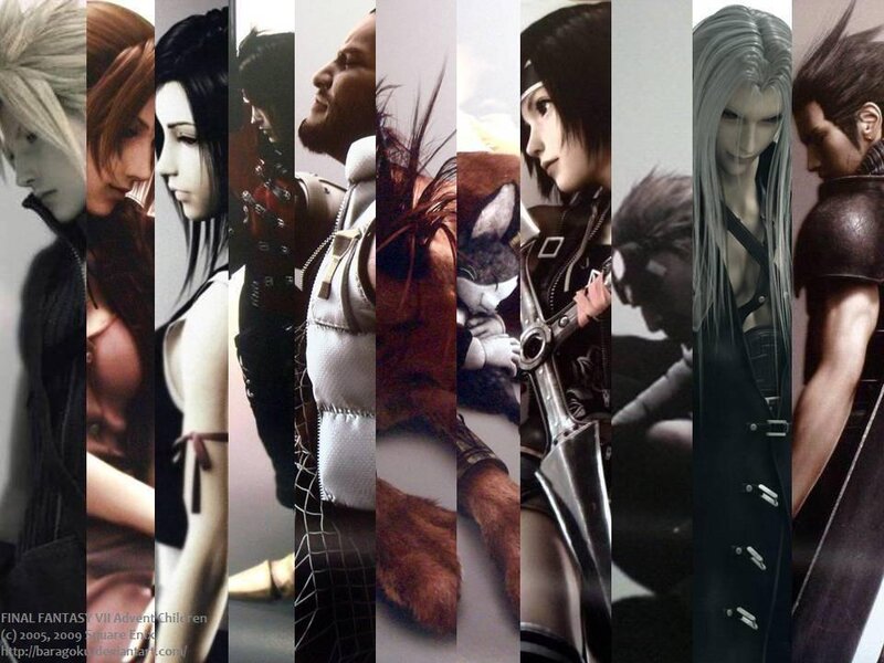Final Fantasy VII Advent Children characters