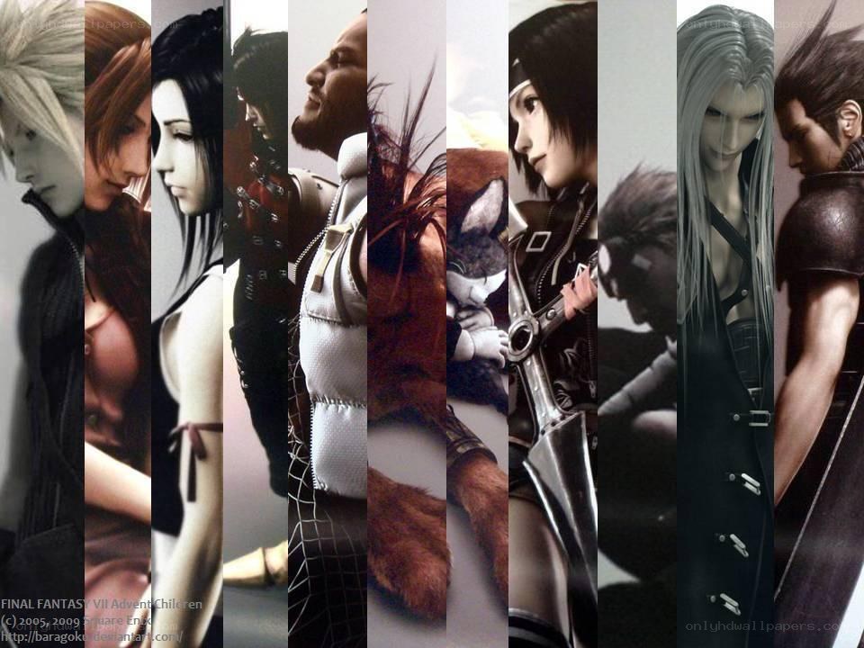 Final Fantasy VII Advent Children characters