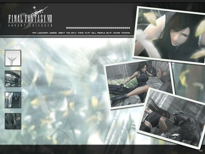 Final Fantasy VII Advent Children collage