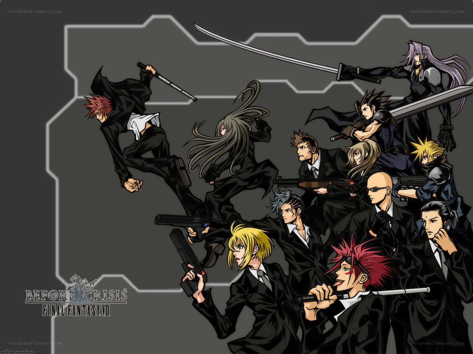 Final Fantasy VII Before Crisis characters