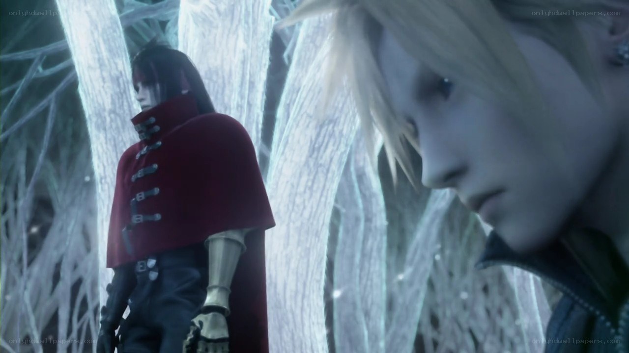 Final Fantasy VII characters in forest