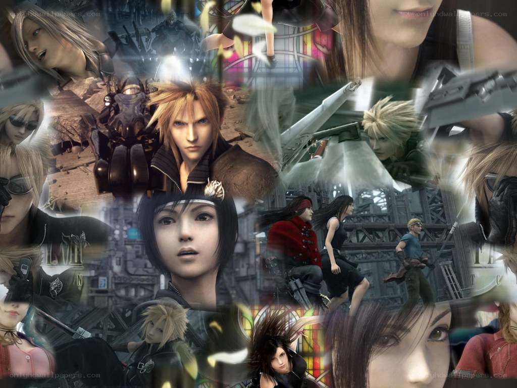 Final Fantasy VII collage