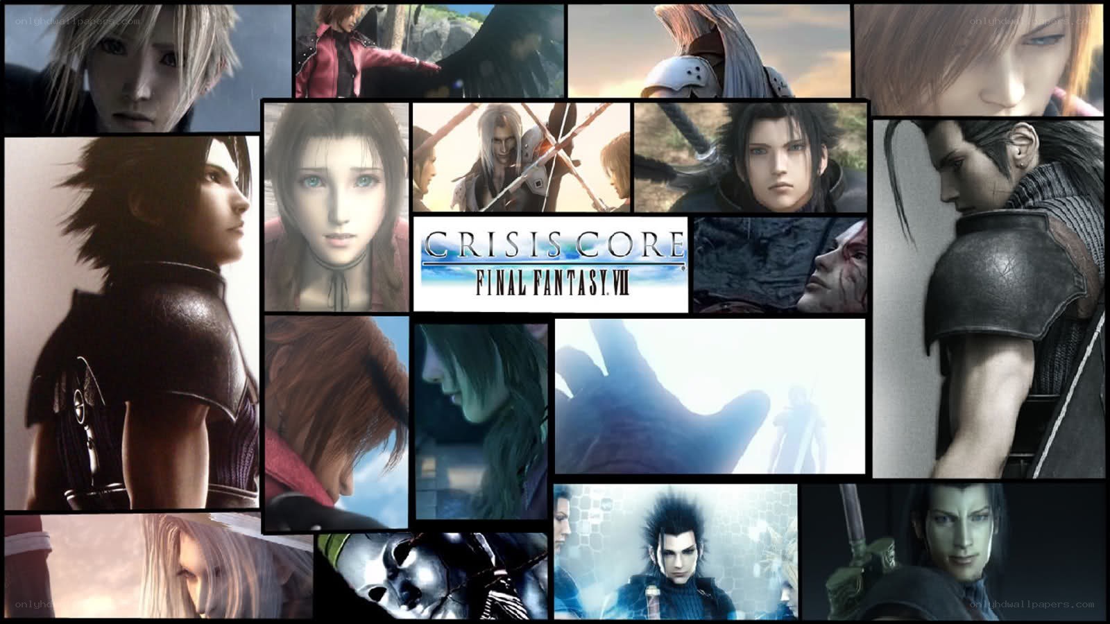 Final Fantasy VII Crisis Core collage
