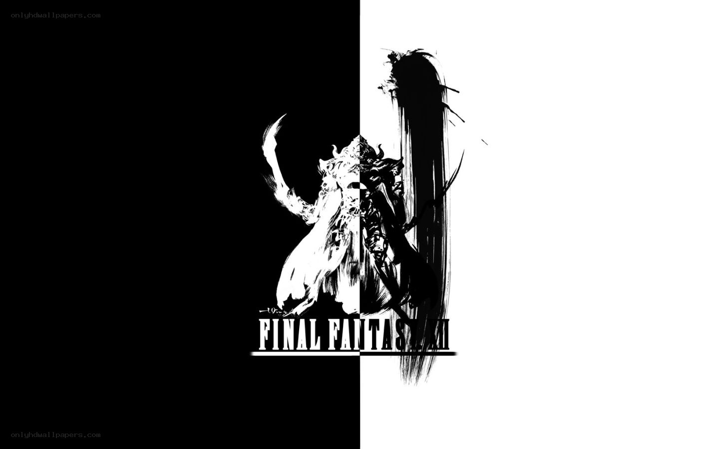 Final Fantasy VII logo art