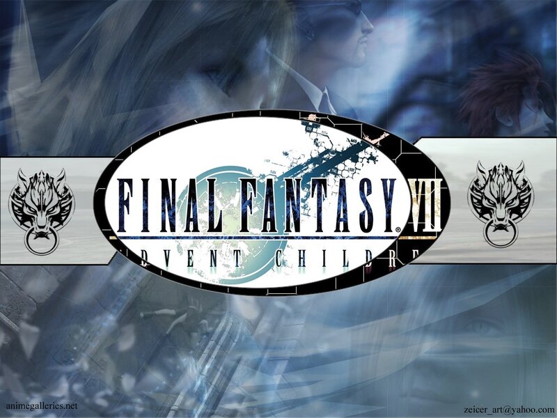Final Fantasy VII Logo — Blue, Dramatic