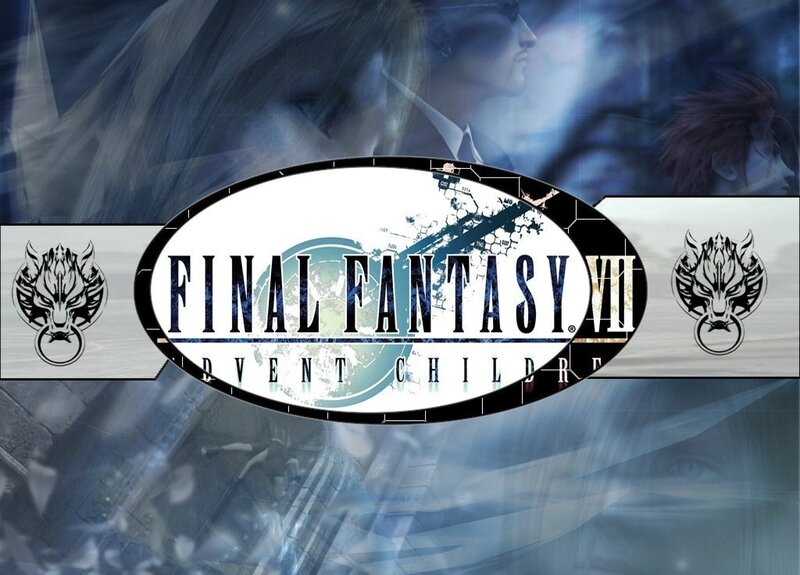 Final Fantasy VII Logo — Blue