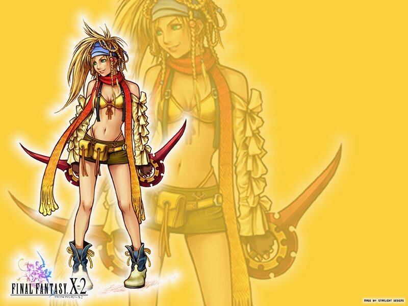 Final Fantasy X-2 character art