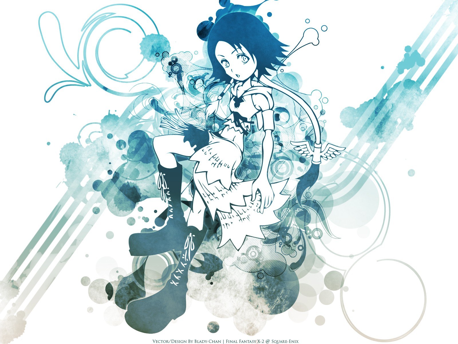 Final Fantasy X-2 character art