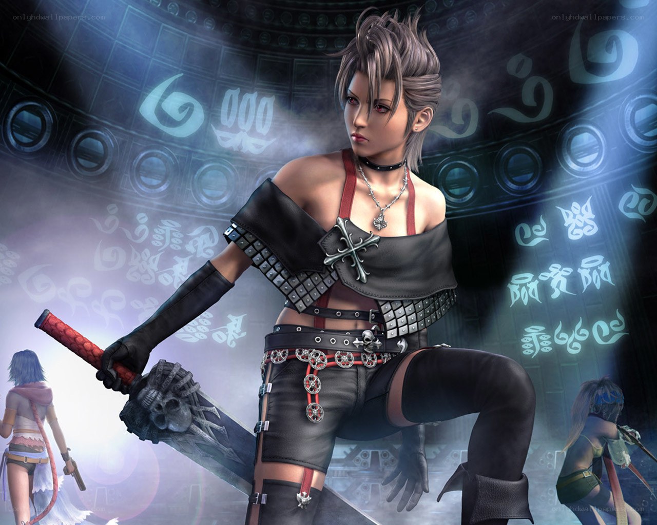Final Fantasy X-2 character art