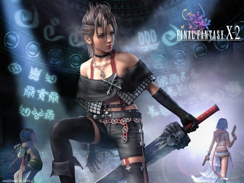 Final Fantasy X-2 character art