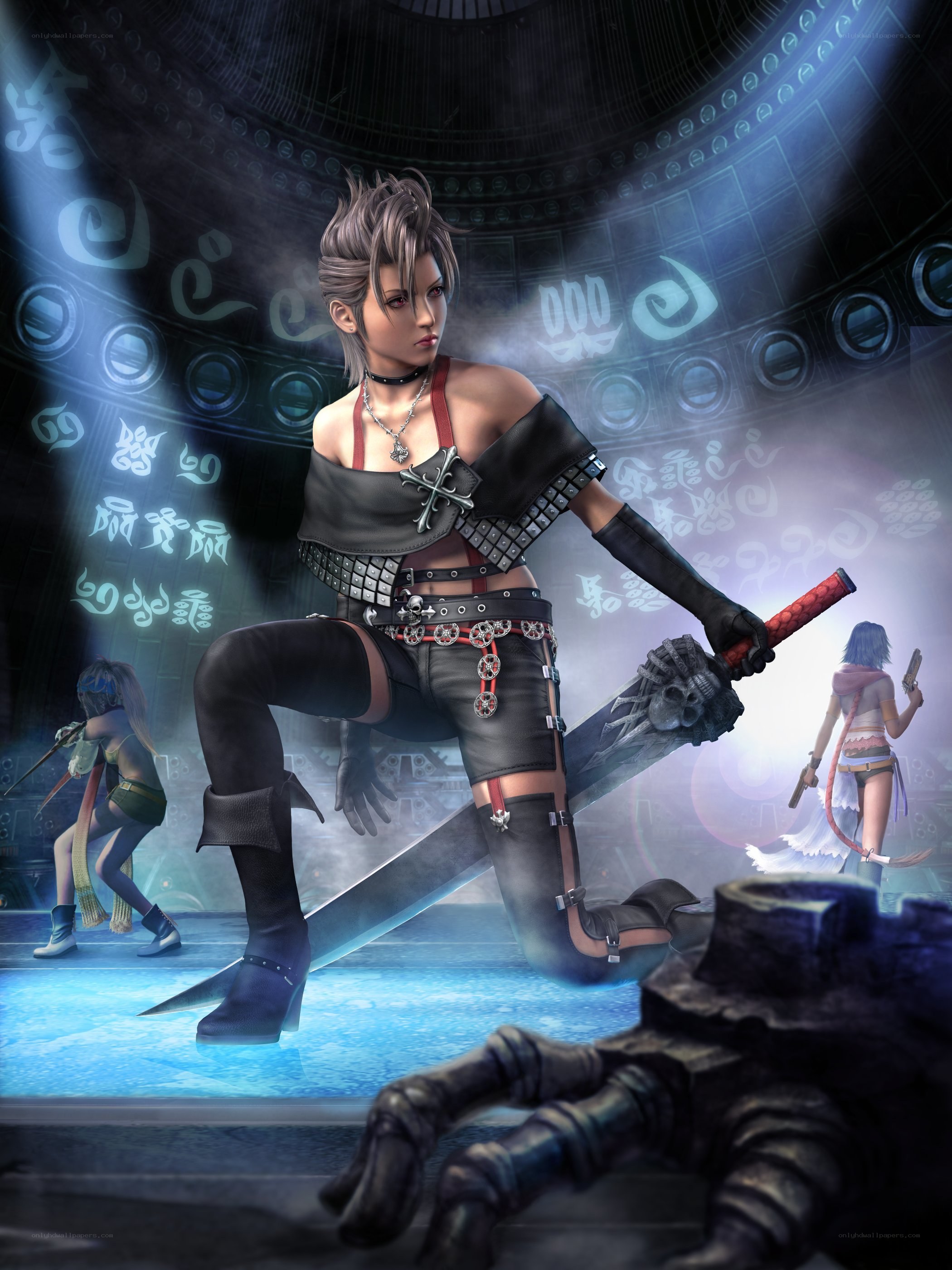 Final Fantasy X-2 character art
