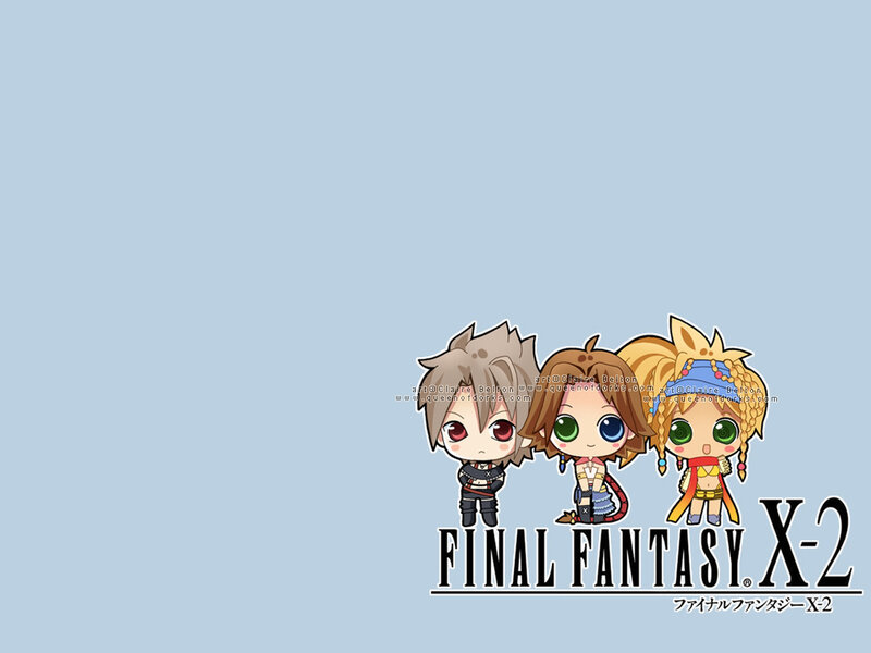 Final Fantasy X-2 chibi characters