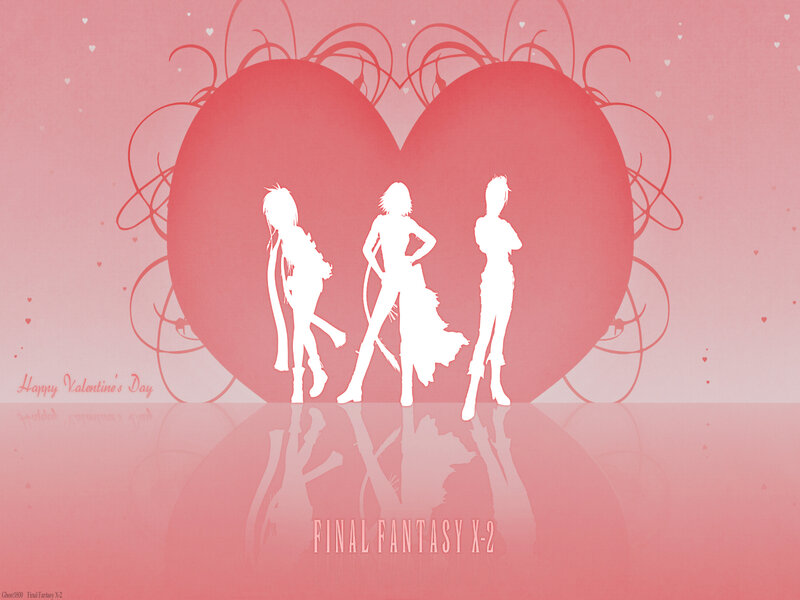 Final Fantasy X-2 Valentine's Day art